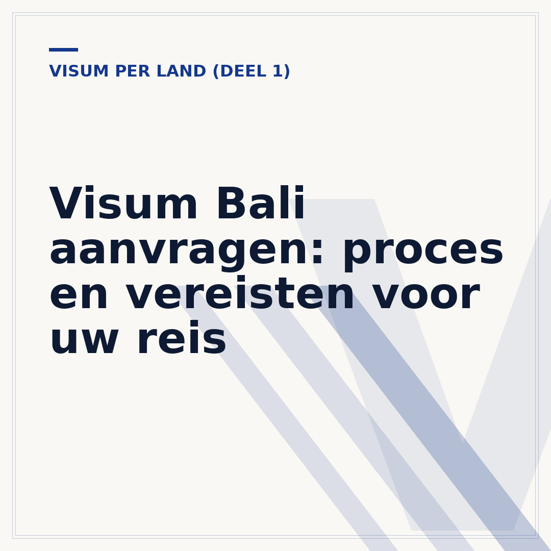 Visum Bali aanvragen: proces en vereisten voor uw reis