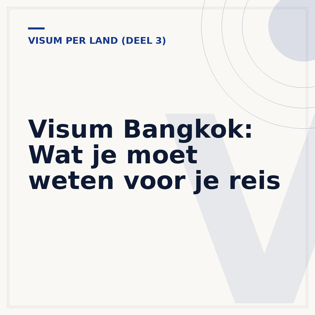 Visum Bangkok: Wat je moet weten voor je reis