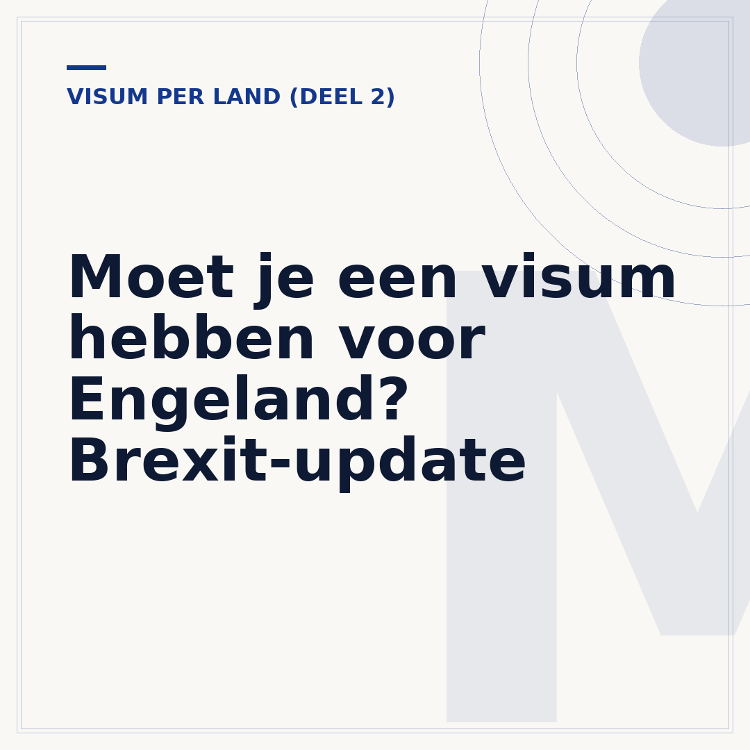 Moet je een visum hebben voor Engeland? Brexit-update