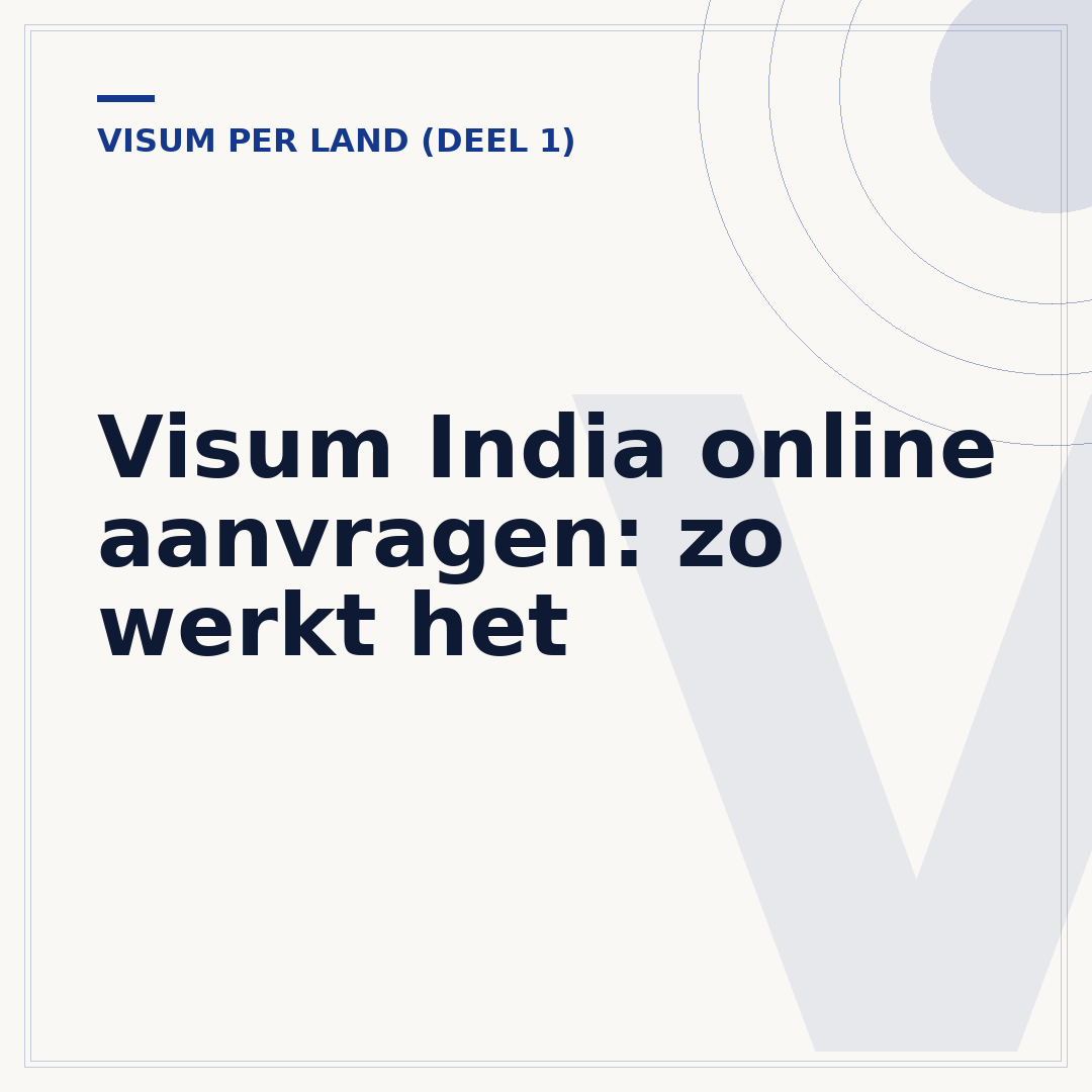 Visum India online aanvragen: zo werkt het