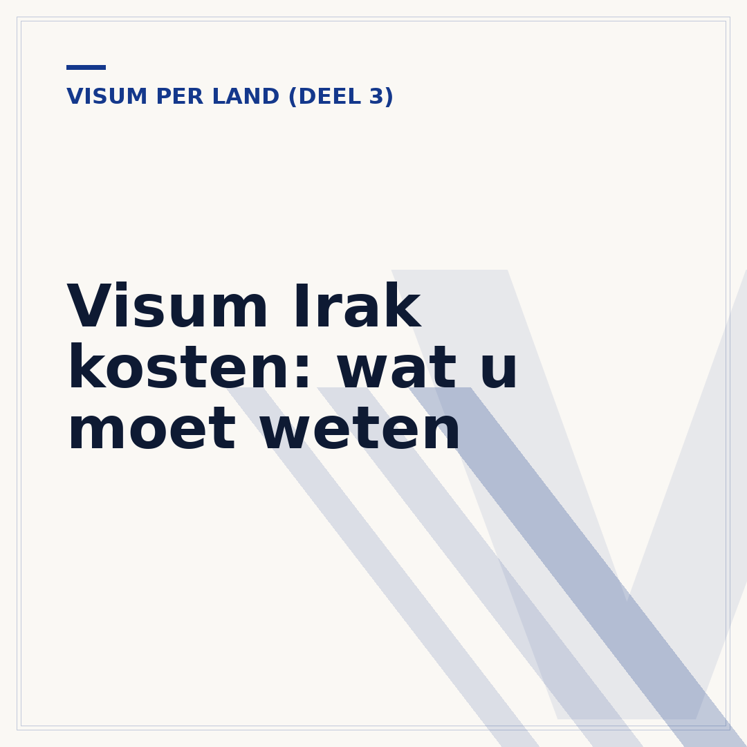 Visum Irak kosten: wat u moet weten
