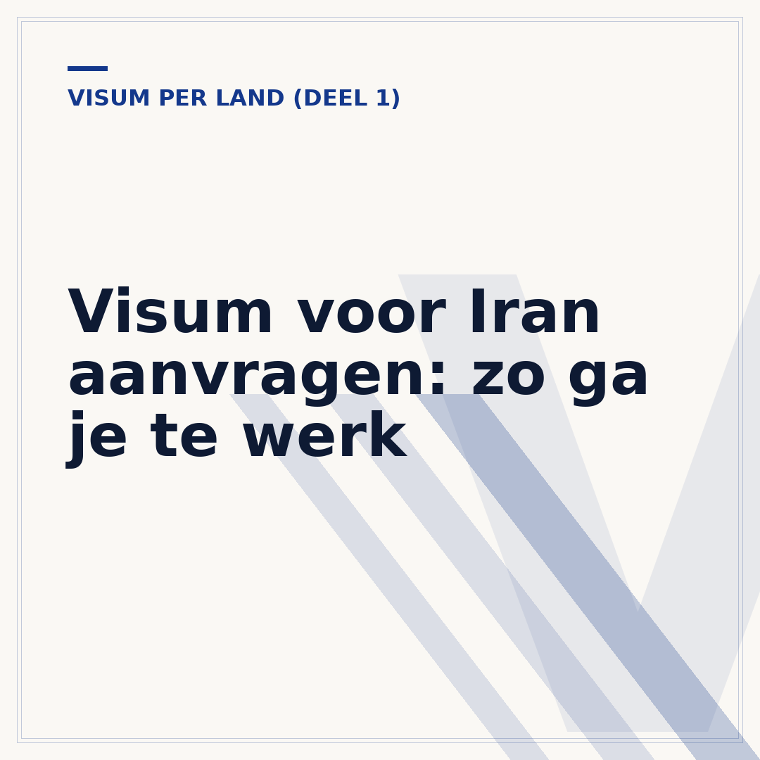 Visum voor Iran aanvragen: zo ga je te werk