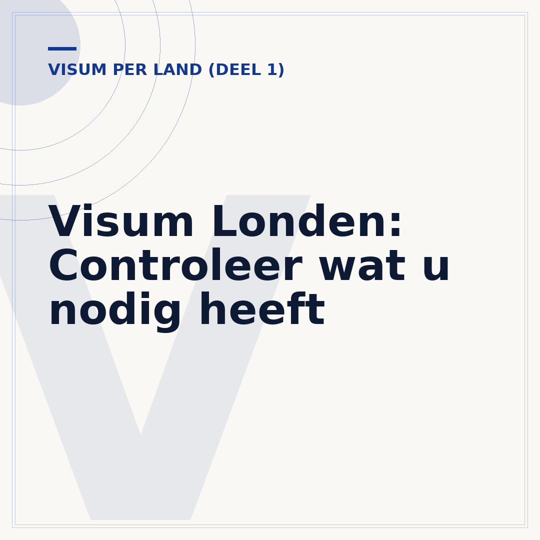 Visum Londen: Controleer wat u nodig heeft