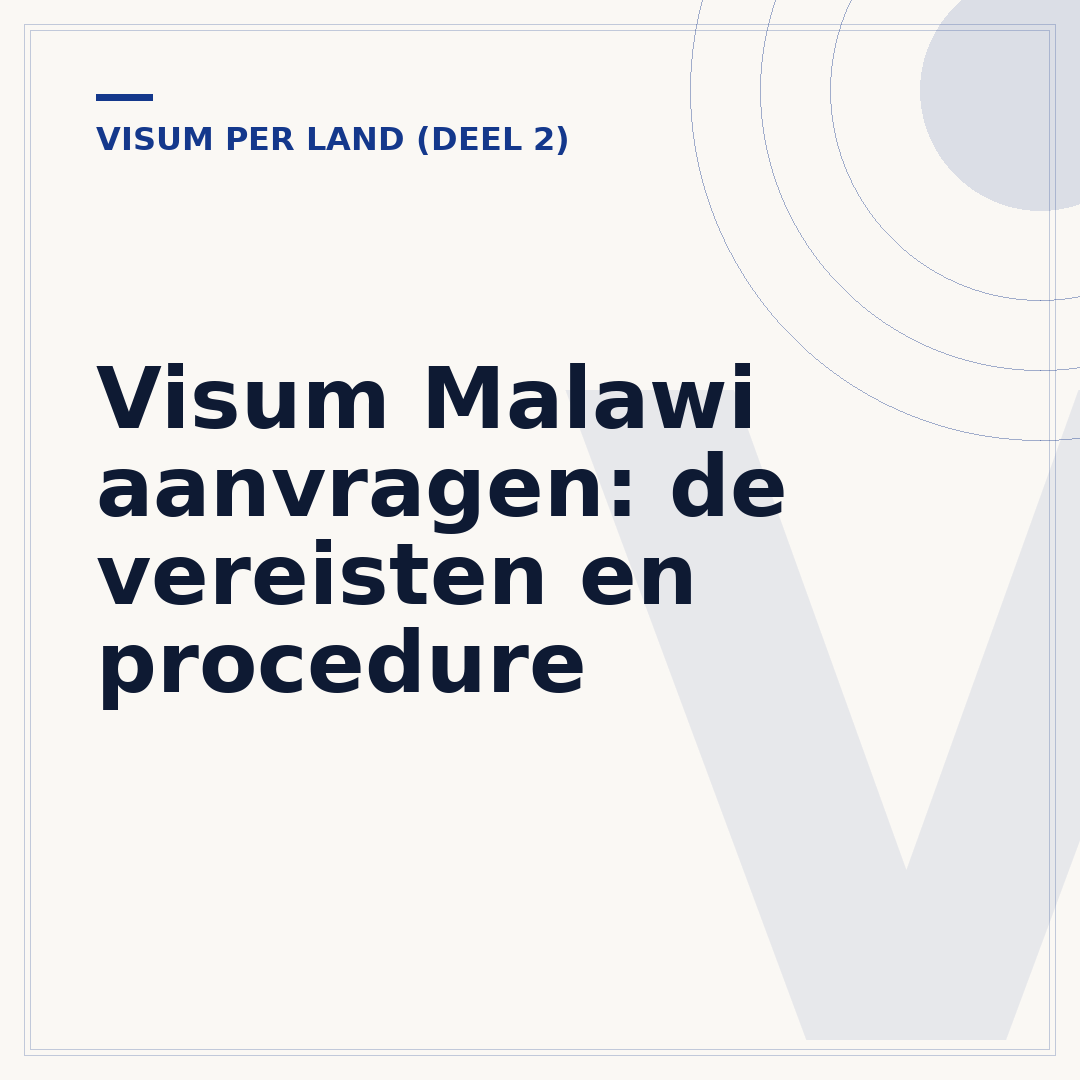 Visum Malawi aanvragen: de vereisten en procedure