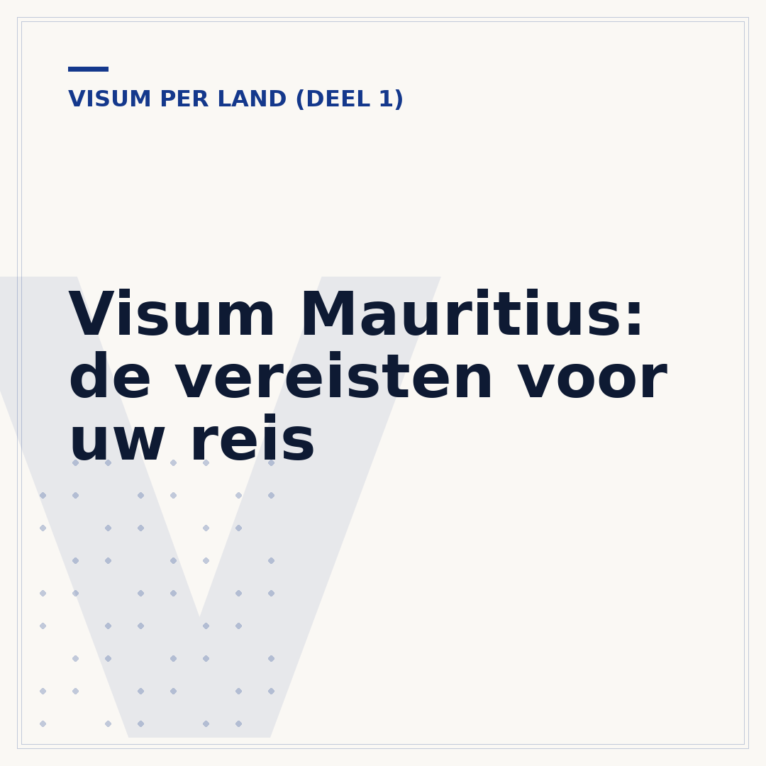 Visum Mauritius: de vereisten voor uw reis