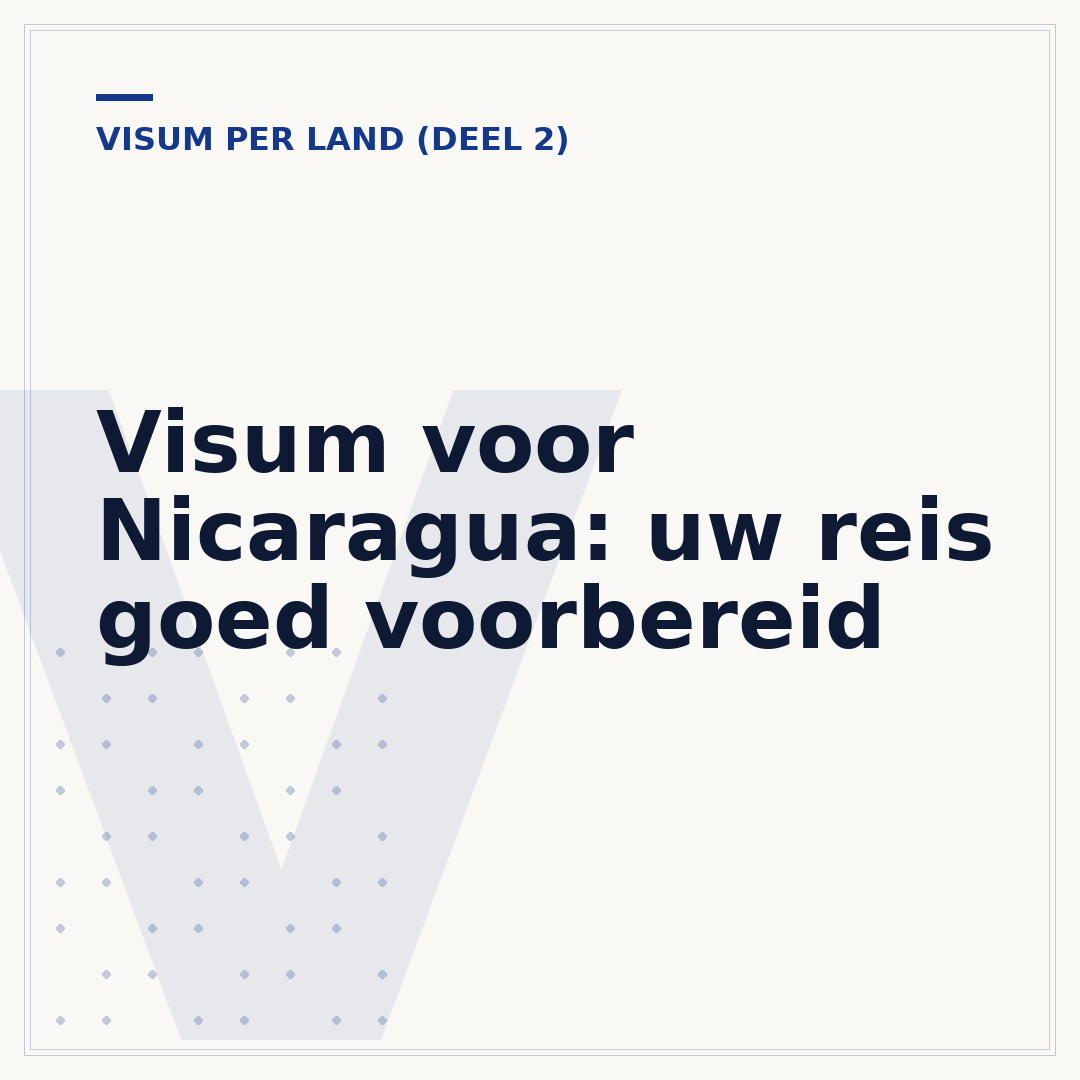 Visum voor Nicaragua: uw reis goed voorbereid