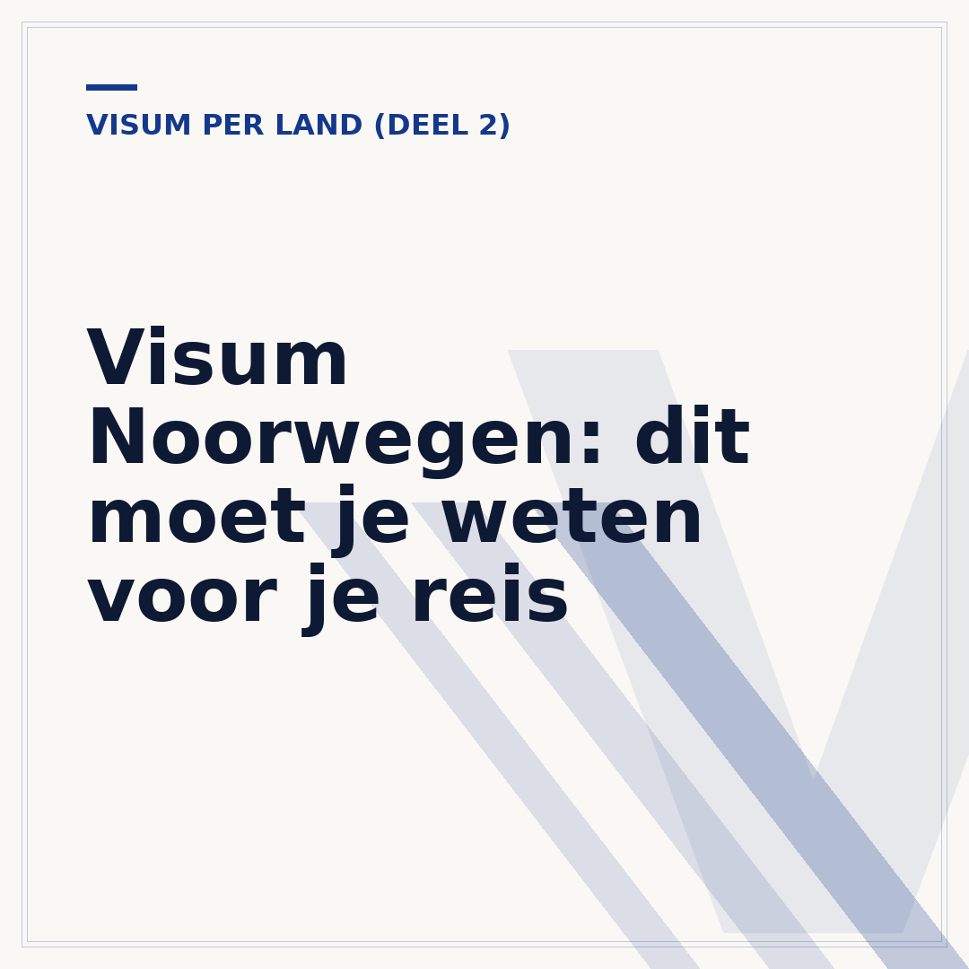 Visum Noorwegen: dit moet je weten voor je reis