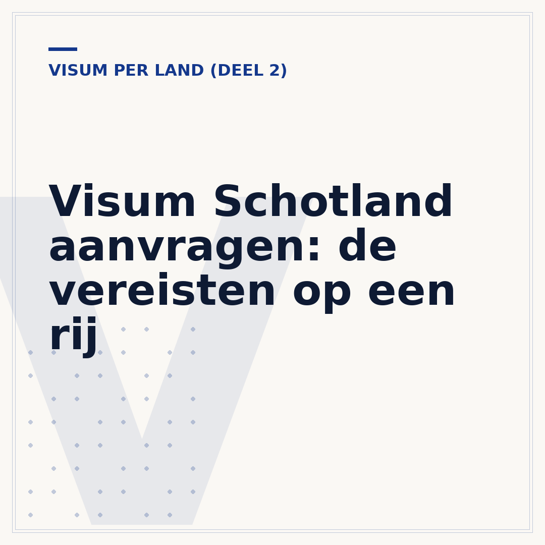 Visum Schotland aanvragen: de vereisten op een rij