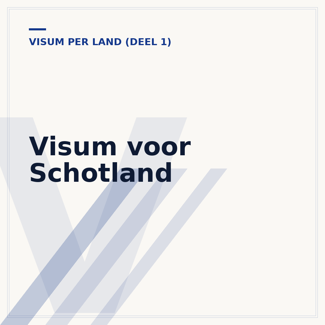 Visum voor Schotland