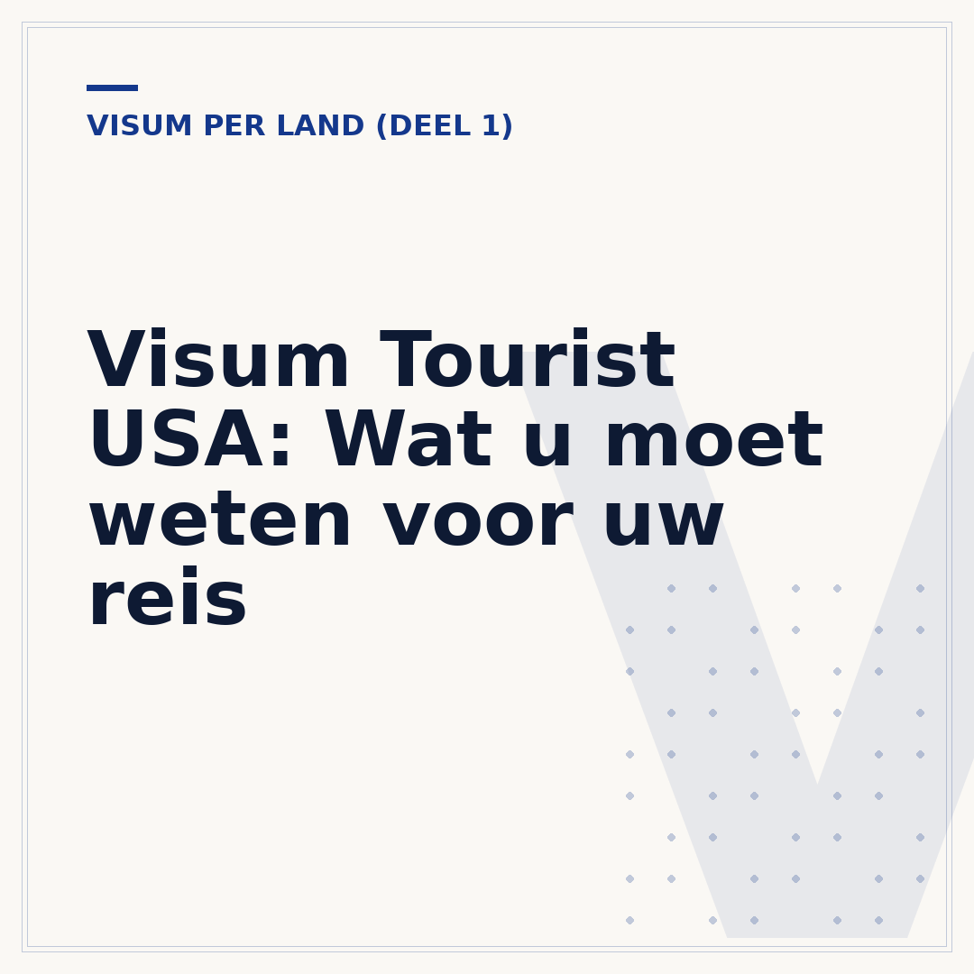Visum Tourist USA: Wat u moet weten voor uw reis