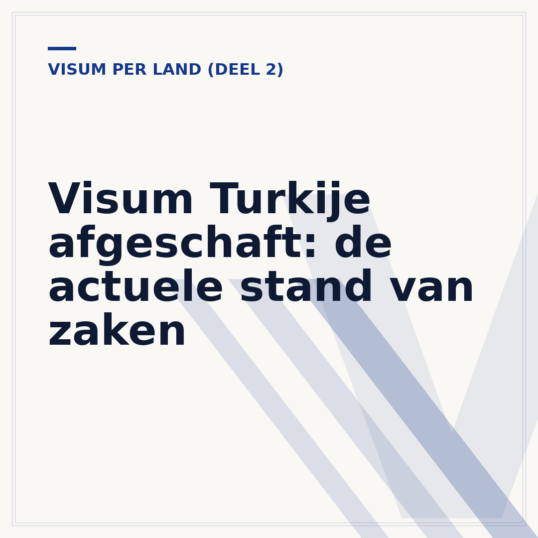 Visum Turkije afgeschaft: de actuele stand van zaken