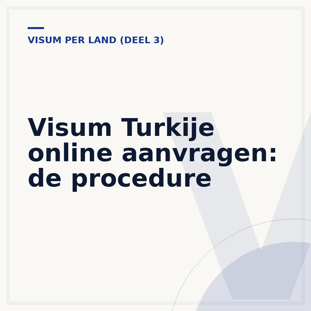 Visum Turkije online aanvragen: de procedure