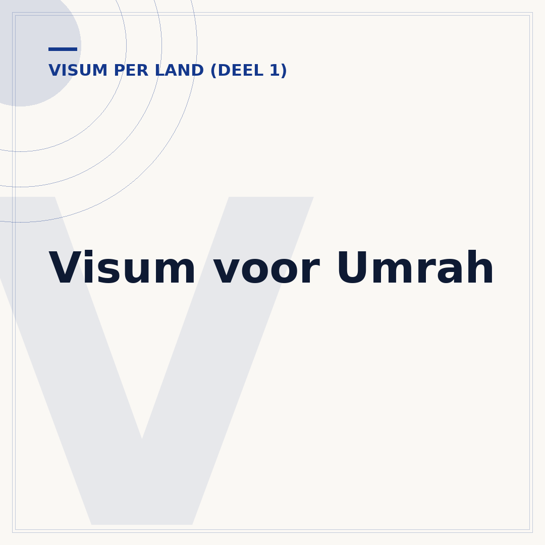 Visum voor Umrah