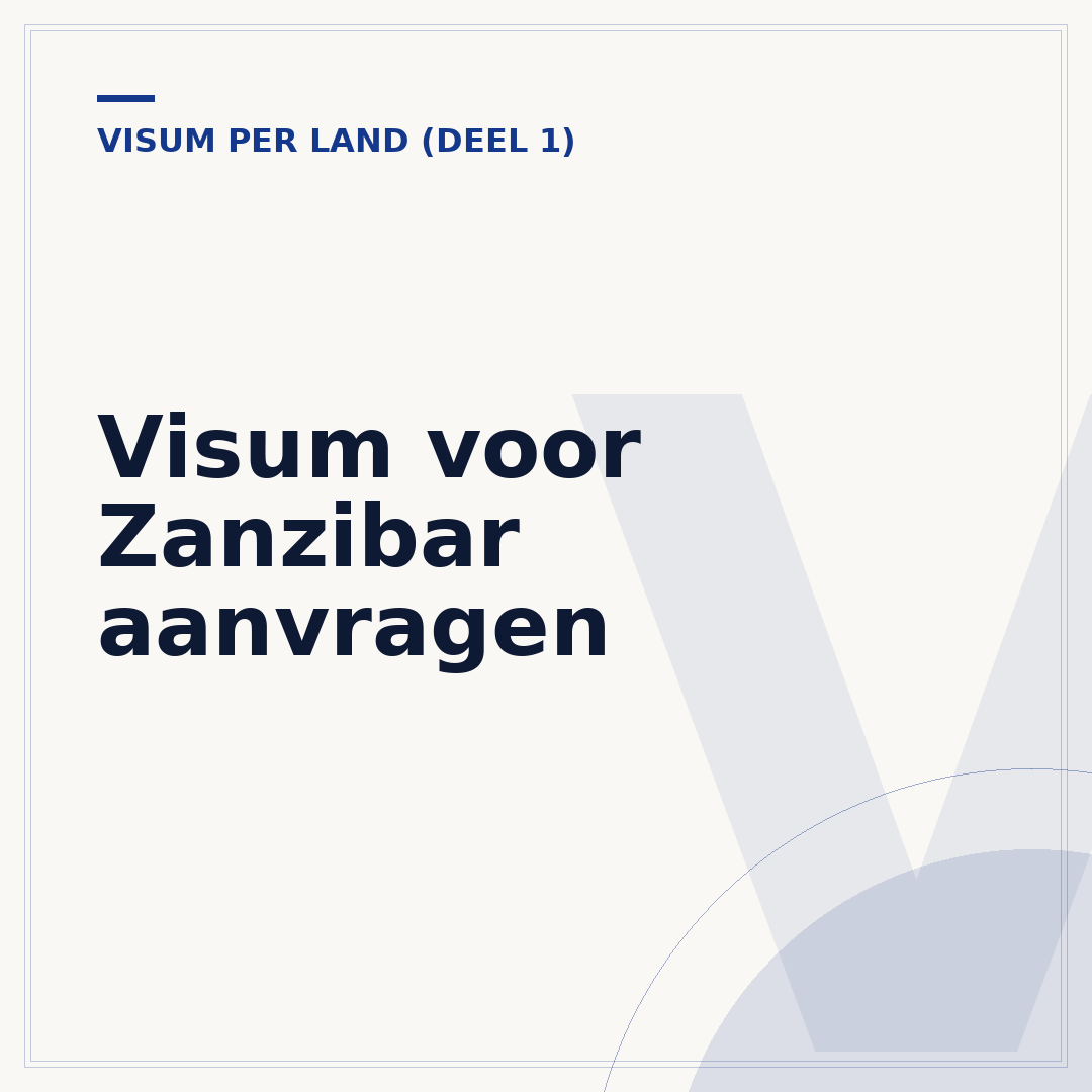 Visum voor Zanzibar aanvragen