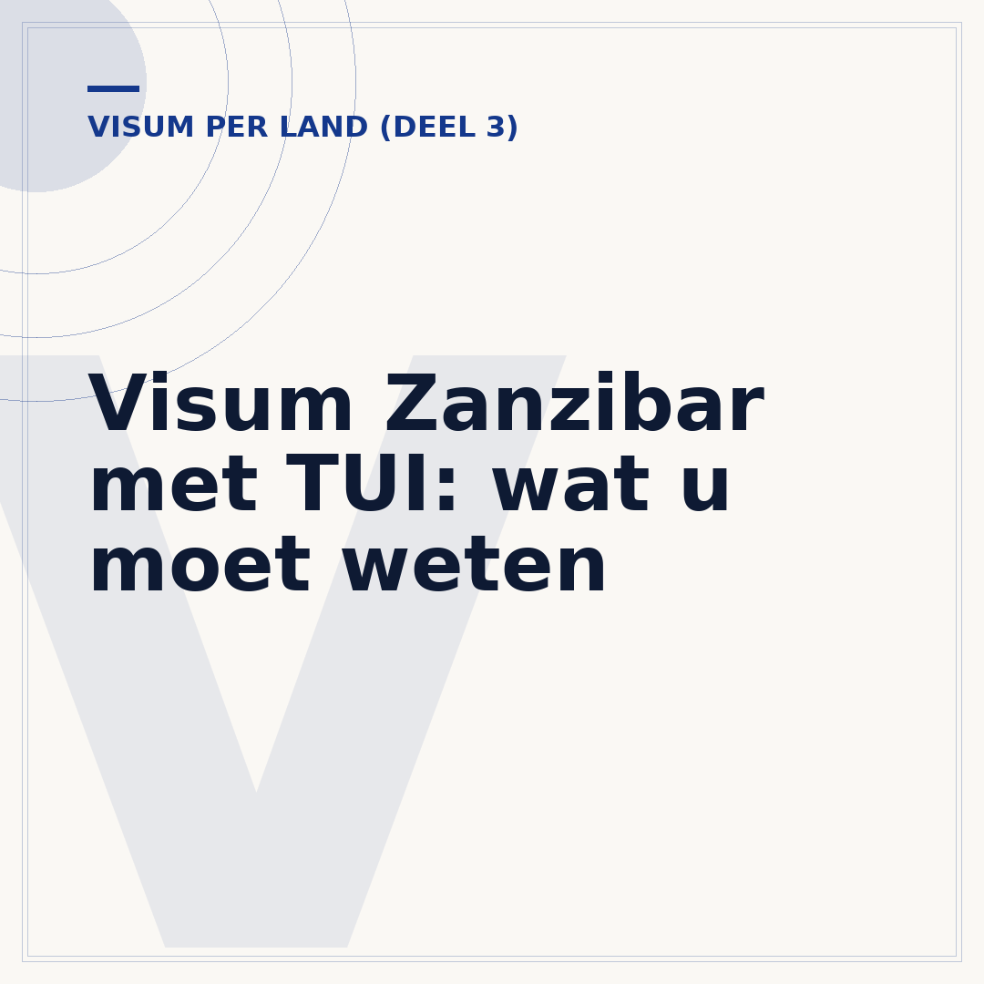 Visum Zanzibar met TUI: wat u moet weten