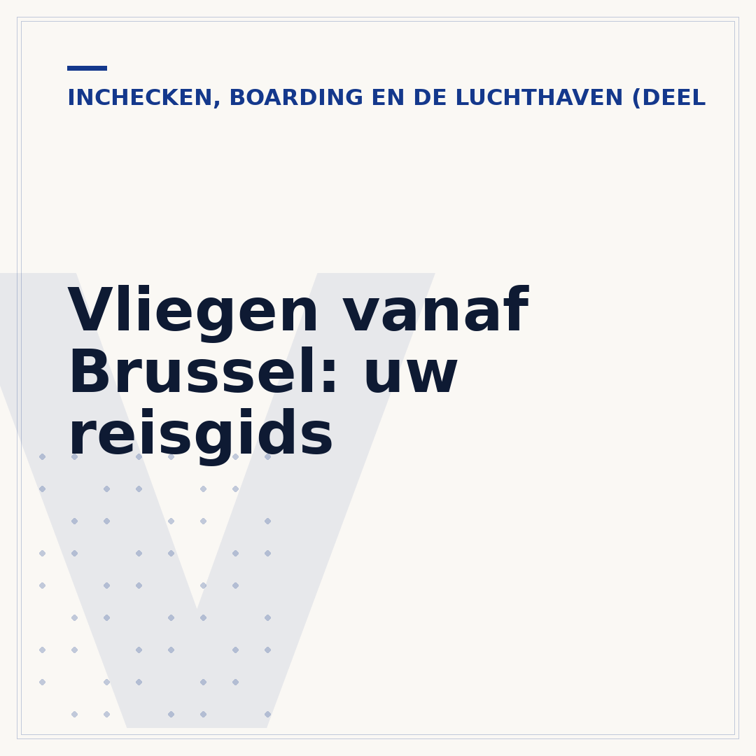 Vliegen vanaf Brussel: uw reisgids