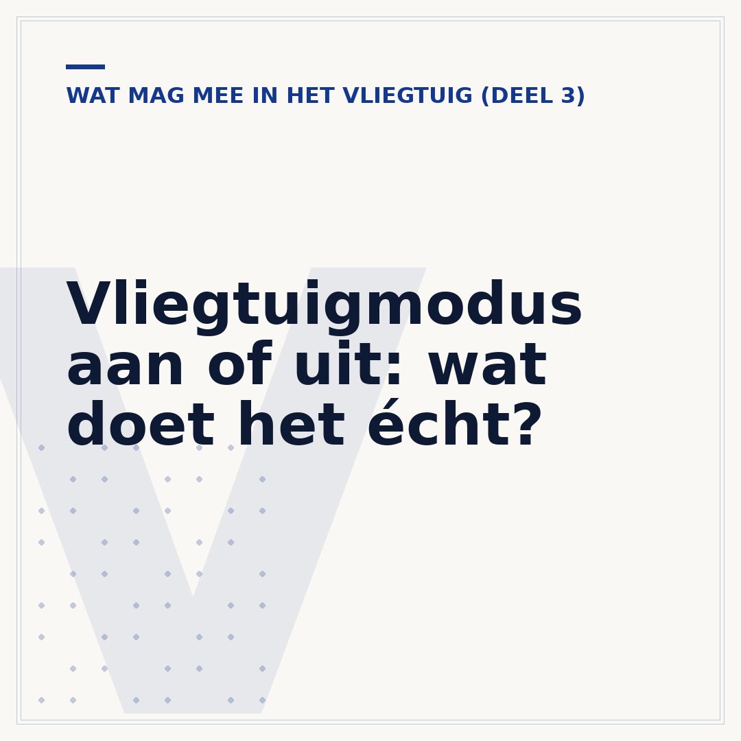Vliegtuigmodus aan of uit: wat doet het écht?
