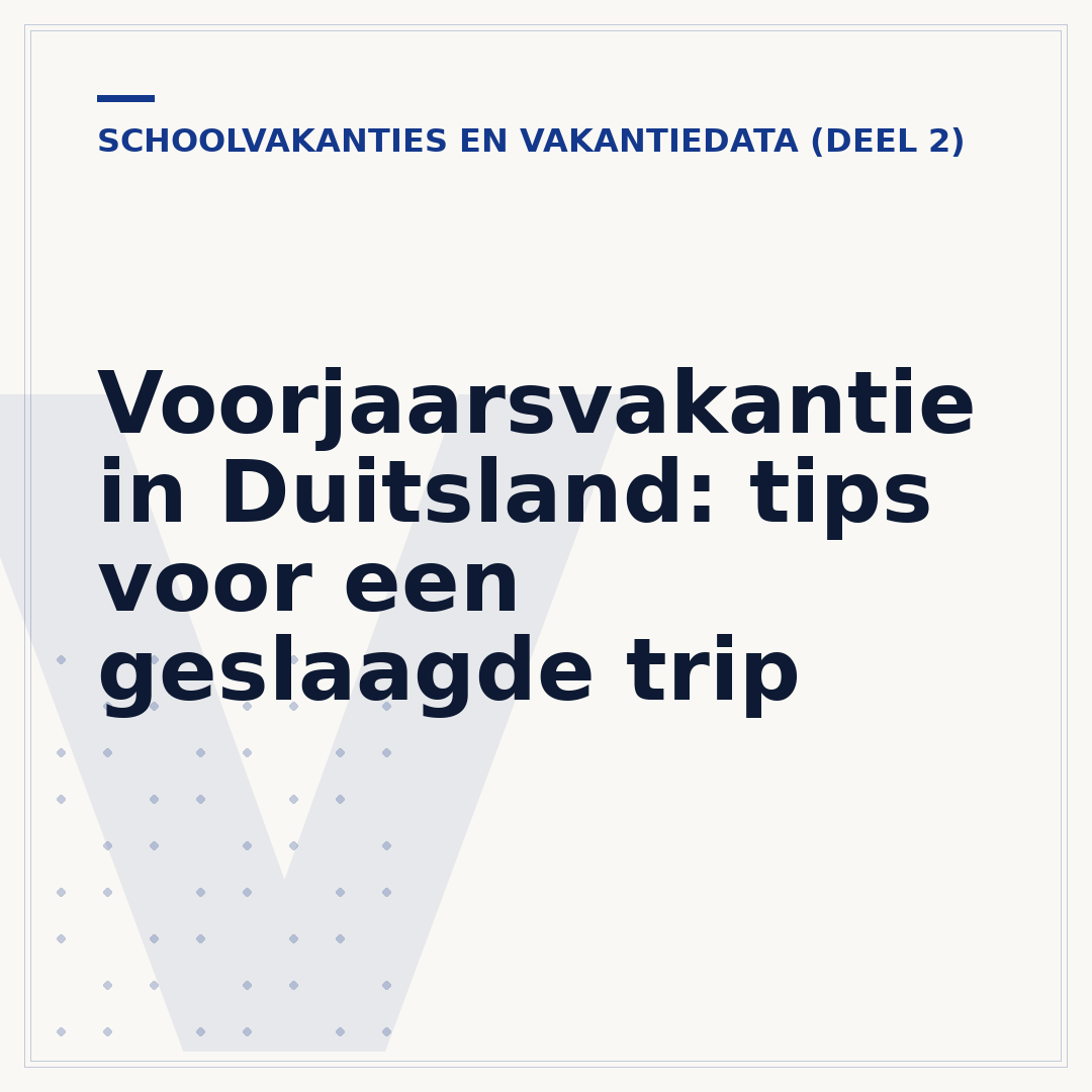 Voorjaarsvakantie in Duitsland: tips voor een geslaagde trip