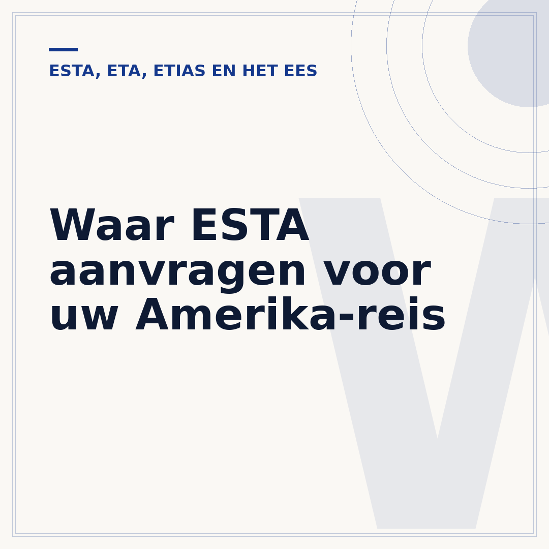 Waar ESTA aanvragen voor uw Amerika-reis