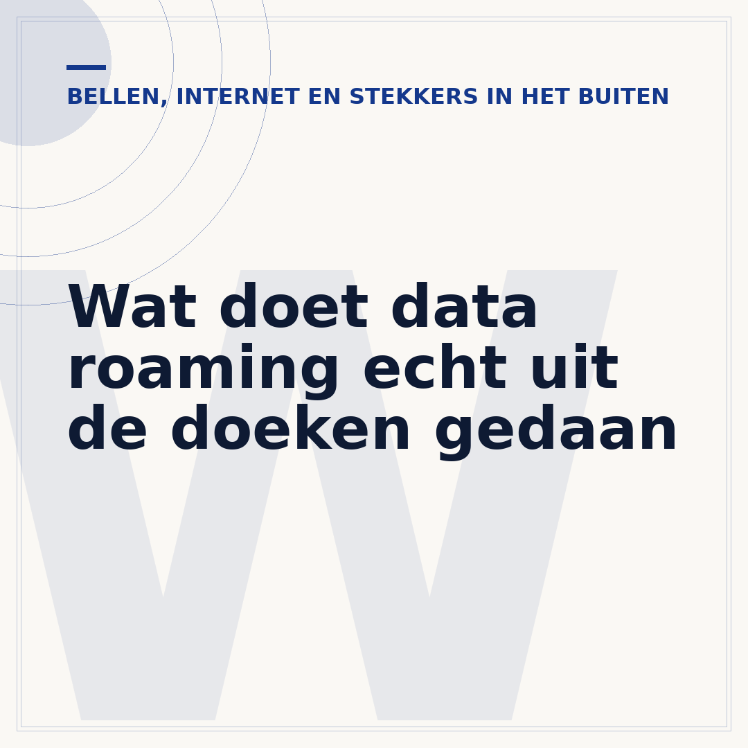 Wat doet data roaming echt uit de doeken gedaan