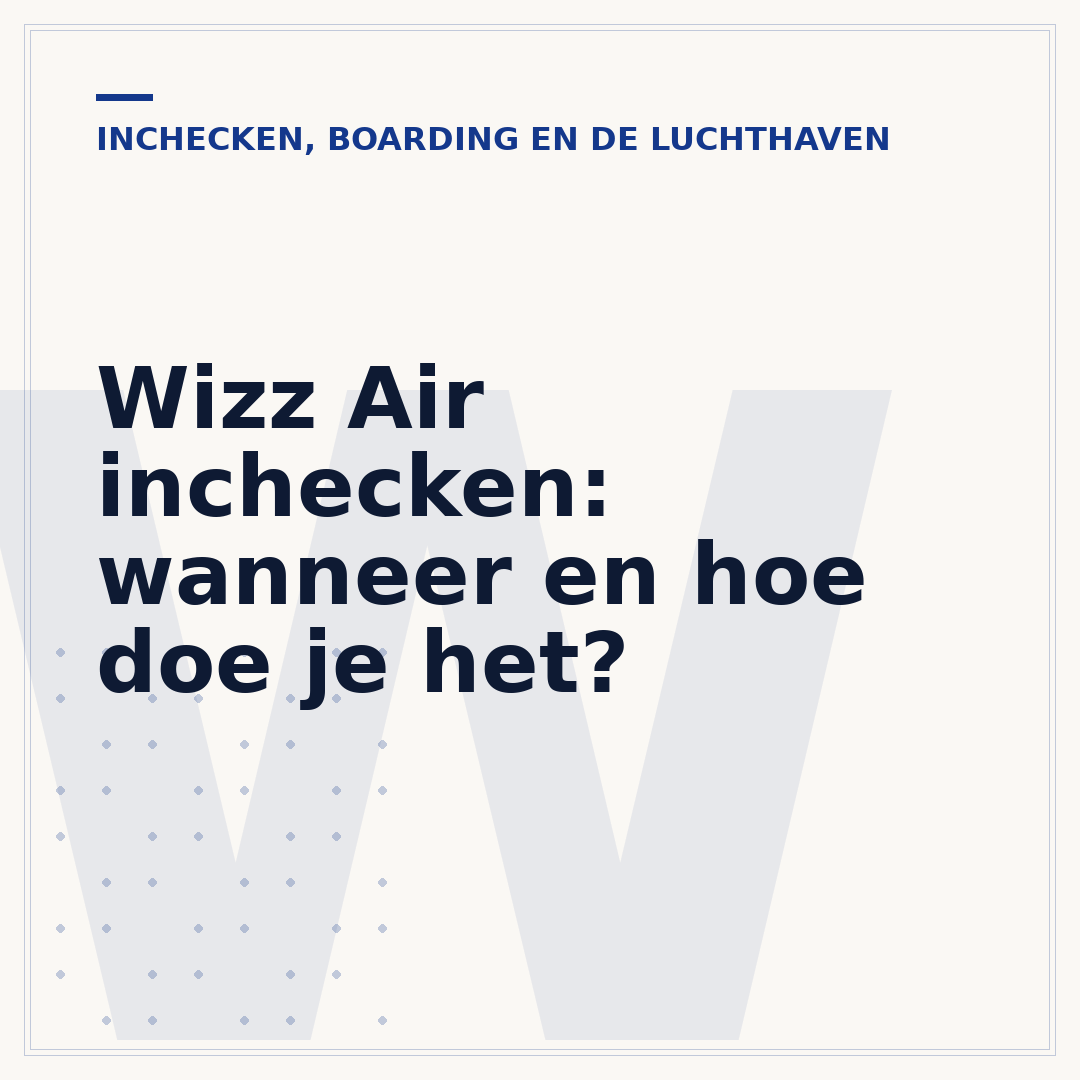 Wizz Air inchecken: wanneer en hoe doe je het?