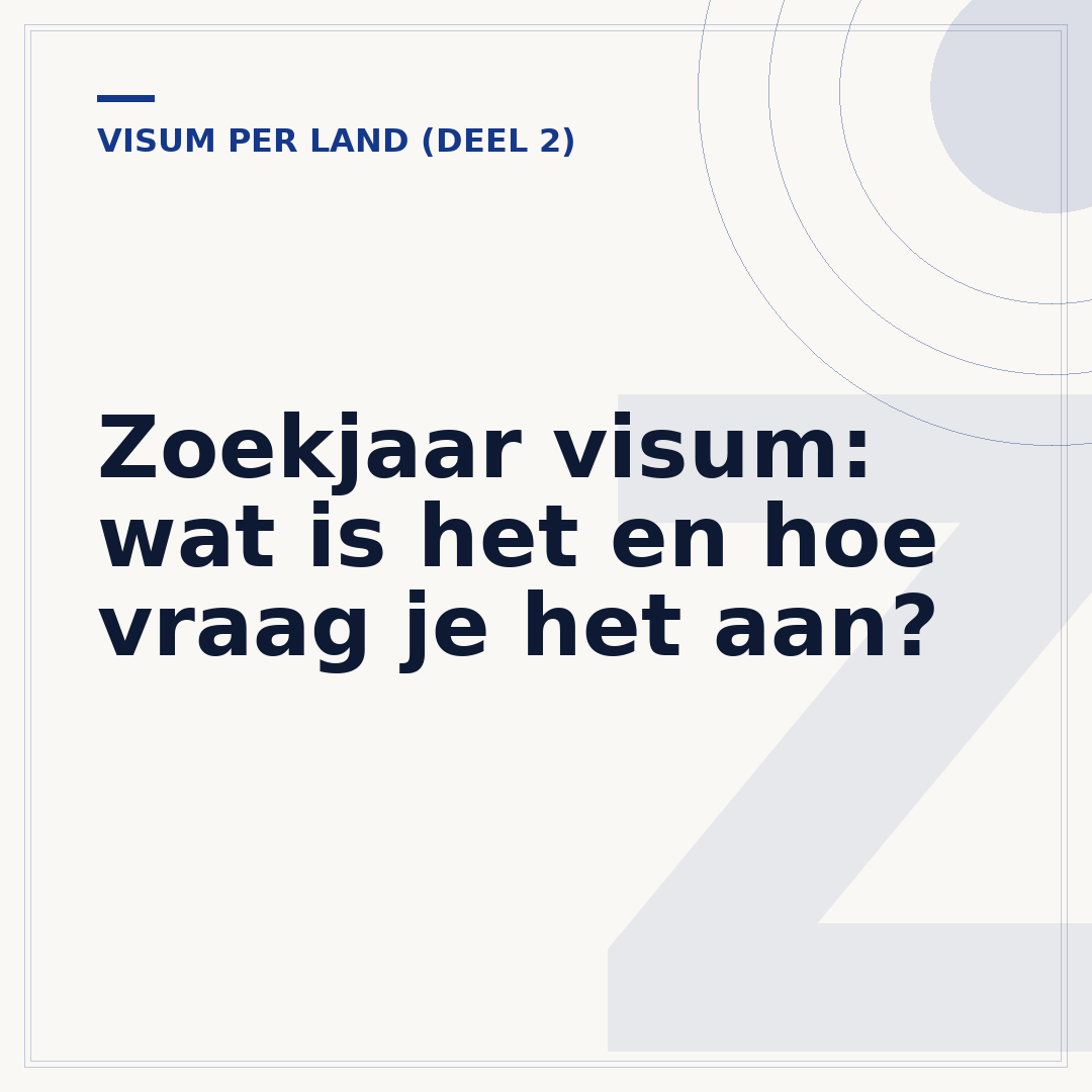 Zoekjaar visum: wat is het en hoe vraag je het aan?