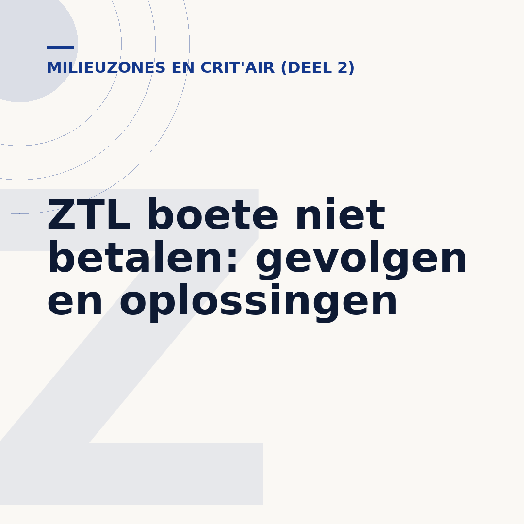 ZTL boete niet betalen: gevolgen en oplossingen